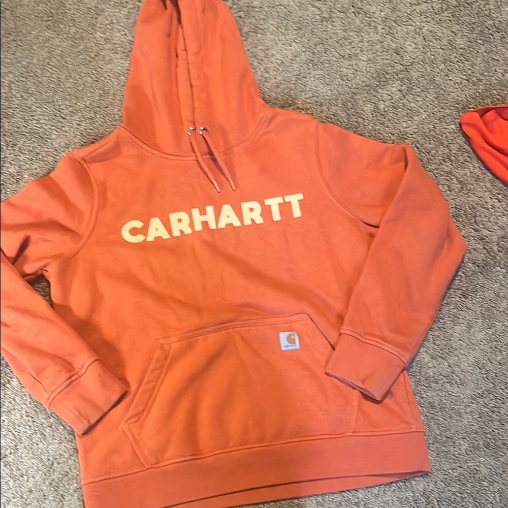 Vintage Carhartt Orange Sweatshirt